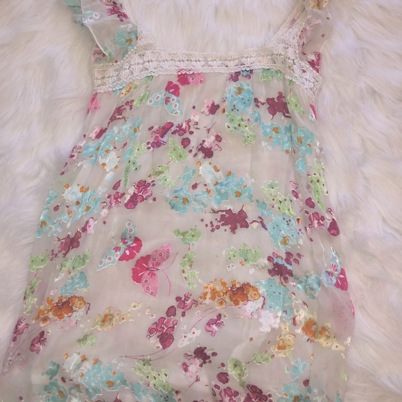 Y2K Vintage Butterfly Blouse - Picture 2 of 2